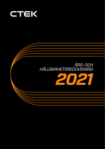 Thumbnail CTEK AB Annual Report 2021