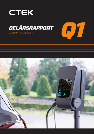Miniature CTEK AB Rapport trimestriel 2024-q1