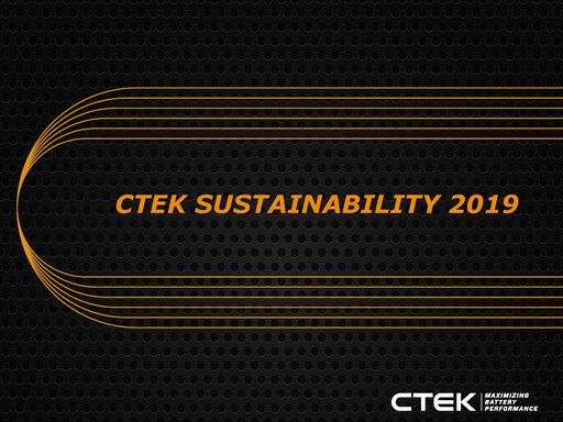 Thumbnail CTEK AB Sustainability Report 2019