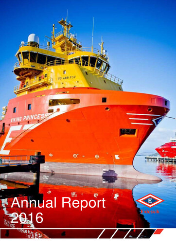 Miniature Eidesvik Offshore Rapport annuel 2016