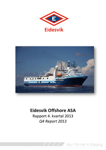 Thumbnail Eidesvik Offshore Quarterly Report 2013-q4