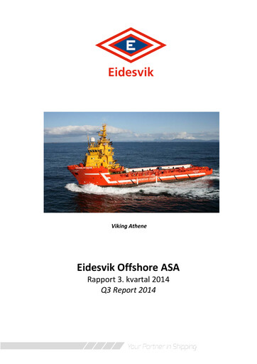 Thumbnail Eidesvik Offshore Quarterly Report 2014-q3