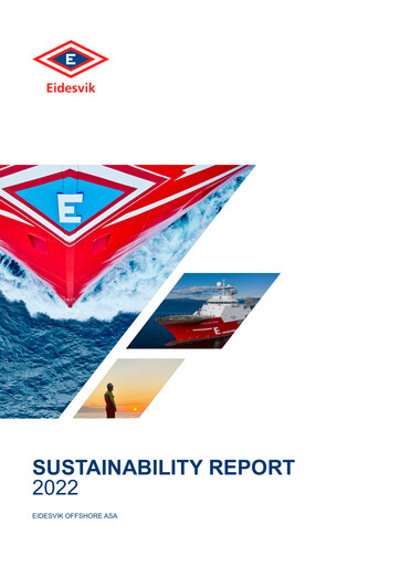 Thumbnail Eidesvik Offshore Sustainability Report 2022
