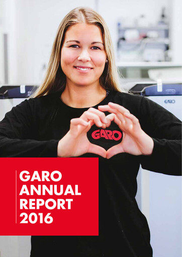 Thumbnail Garo Aktiebolag Annual Report 2016