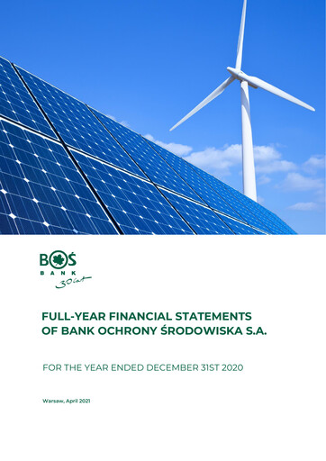 Thumbnail Bank Ochrony Srodowiska Financial Statement 2020