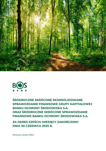 Miniature Bank Ochrony Srodowiska Bilan financier 2025-h1