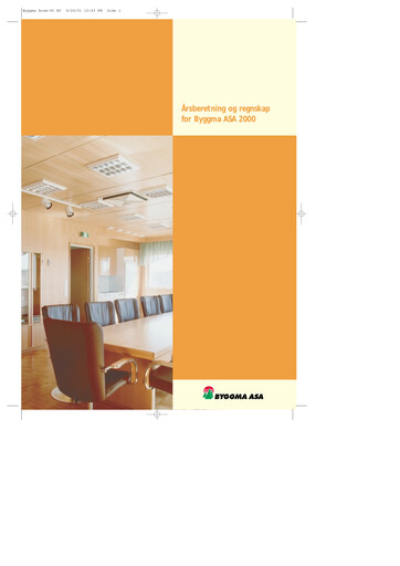 Miniature Byggma ASA Rapport annuel 2000
