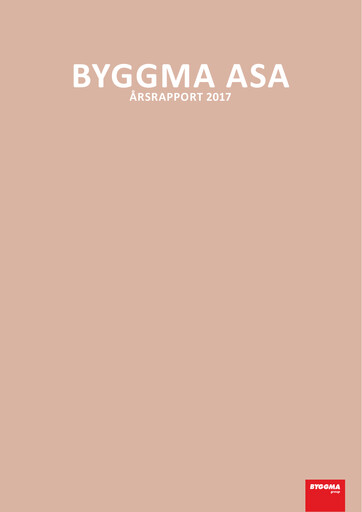 Miniature Byggma ASA Rapport annuel 2017