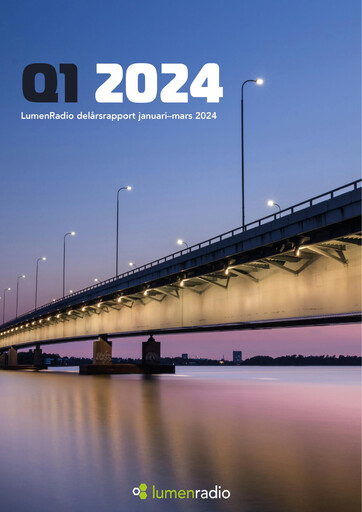 Miniature LumenRadio Rapport trimestriel 2024-q1