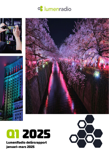 Miniature LumenRadio Rapport trimestriel 2025-q1