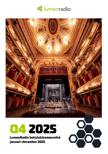 Miniature LumenRadio Rapport trimestriel 2025-q4