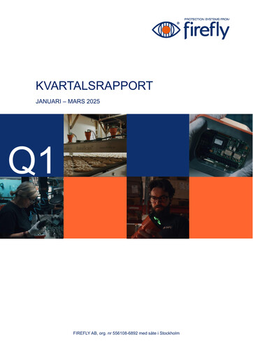 Thumbnail Firefly AB Quarterly Report 2025-q1