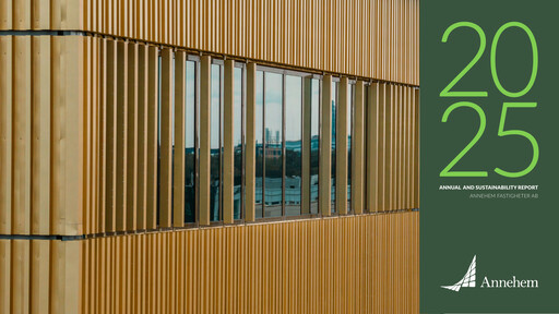 Thumbnail Annehem Fastigheter Annual Report 2025