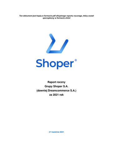 Thumbnail Shoper Annual Report 2021