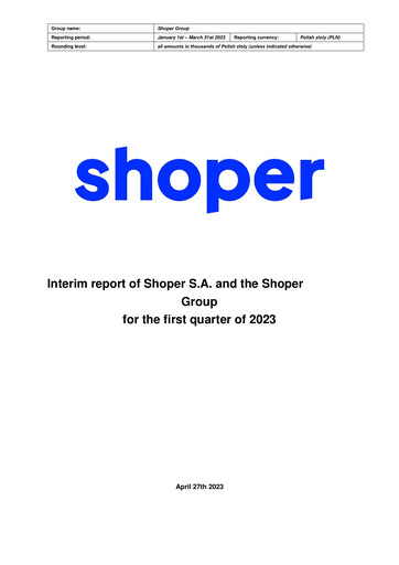 Thumbnail Shoper Financial Statement 2023-q1