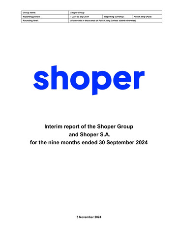 Thumbnail Shoper Financial Statement 2024-q3