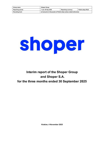 Thumbnail Shoper Financial Statement 2025-q3