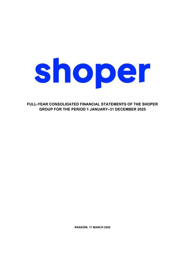 Thumbnail Shoper Financial Statement 2025