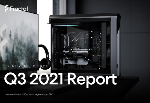 Miniature Fractal Gaming Group Rapport trimestriel 2021-q3