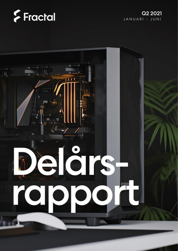 Miniature Fractal Gaming Group Rapport trimestriel 2021-q2