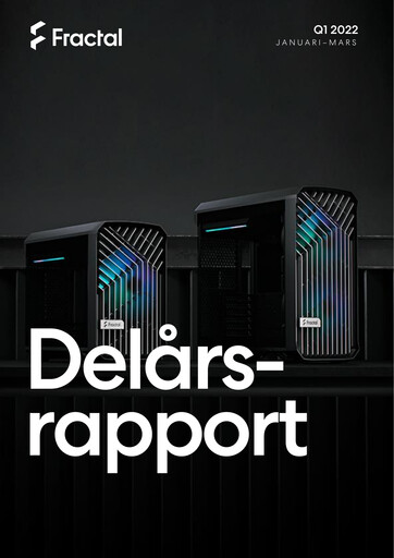 Miniature Fractal Gaming Group Rapport trimestriel 2022-q1