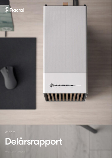 Miniature Fractal Gaming Group Rapport trimestriel 2023-q1