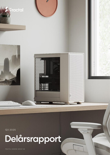 Miniature Fractal Gaming Group Rapport trimestriel 2025-q3