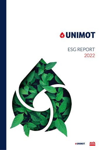 Thumbnail Unimot ESG Report 2022