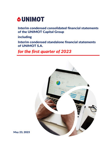 Thumbnail Unimot Financial Statement 2023-q1