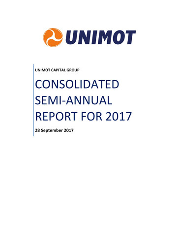 Miniature Unimot Rapport semestriel 2017-h1