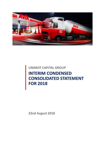 Miniature Unimot Rapport semestriel 2018-h1