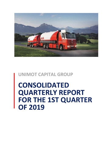 Miniature Unimot Rapport trimestriel 2019-q1