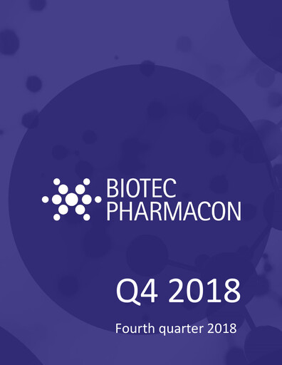 Thumbnail ArcticZymes Technologies ASA Quarterly Report 2018-q4