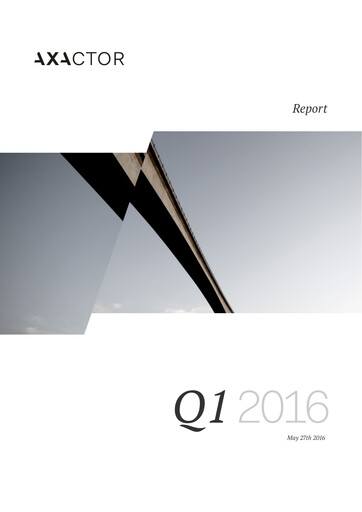 Thumbnail Axactor ASA Quarterly Report 2016-q1