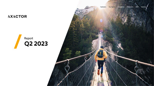 Thumbnail Axactor ASA Quarterly Report 2023-q2