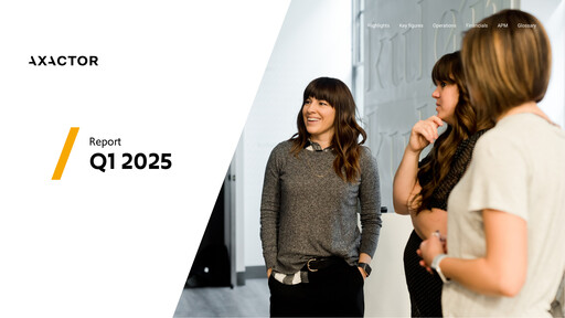 Thumbnail Axactor ASA Quarterly Report 2025-q1