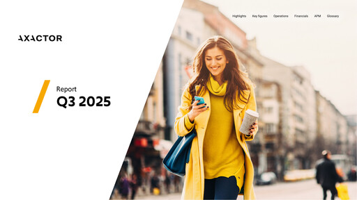 Thumbnail Axactor ASA Quarterly Report 2025-q3