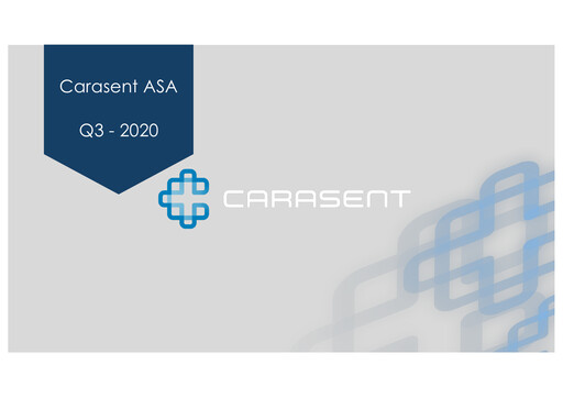 Thumbnail Carasent ASA Quarterly Report 2020-q3