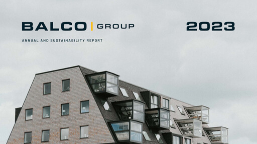 Miniature Balco Group Rapport annuel 2023