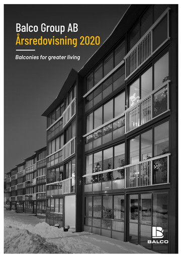 Thumbnail Balco Group Annual Report 2020