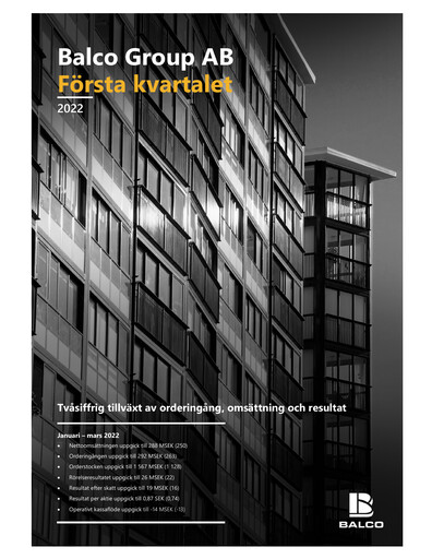 Thumbnail Balco Group Quarterly Report 2022-q1