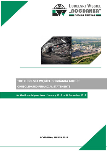 Thumbnail Lubelski Wegiel Bogdanka Financial Statement 2016