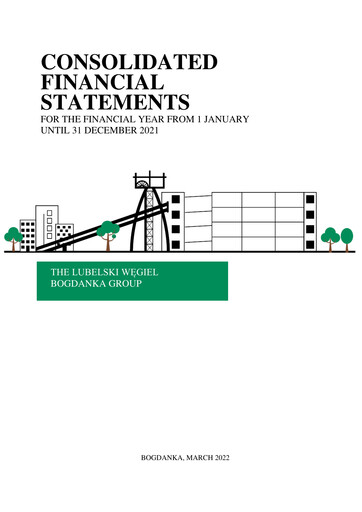 Thumbnail Lubelski Wegiel Bogdanka Financial Statement 2021