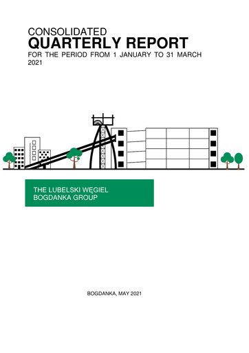 Thumbnail Lubelski Wegiel Bogdanka Quarterly Report 2021-q1