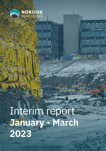 Miniature Nordisk Bergteknik AB Rapport trimestriel 2023-q1