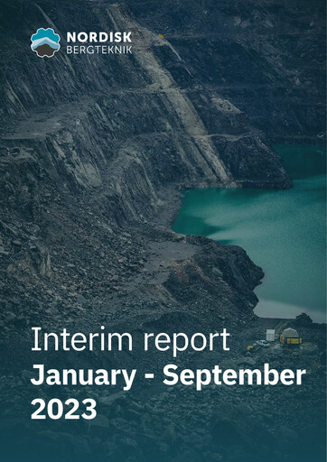 Miniature Nordisk Bergteknik AB Rapport trimestriel 2023-q3