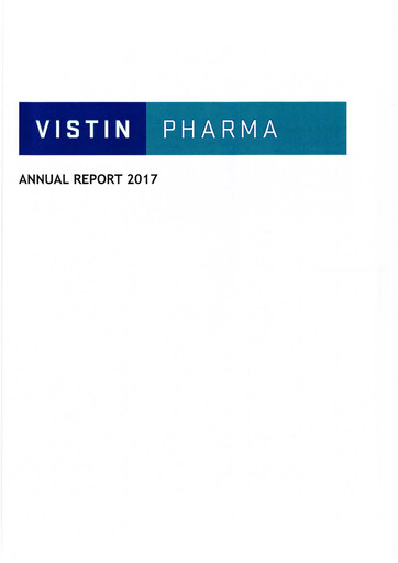 Thumbnail Vistin Pharma Annual Report 2017