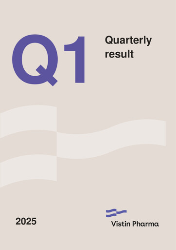 Thumbnail Vistin Pharma Quarterly Report 2025-q1