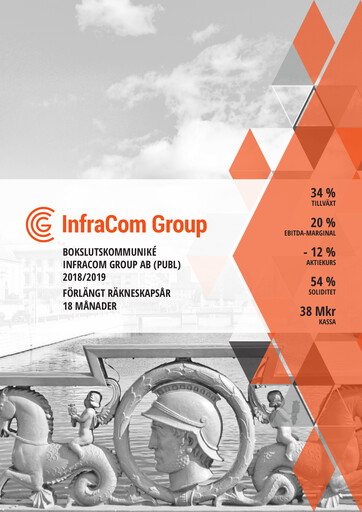 Thumbnail InfraCom Group AB Financial Report 2018-2019