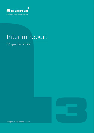Miniature Scana ASA Rapport trimestriel 2022-q3